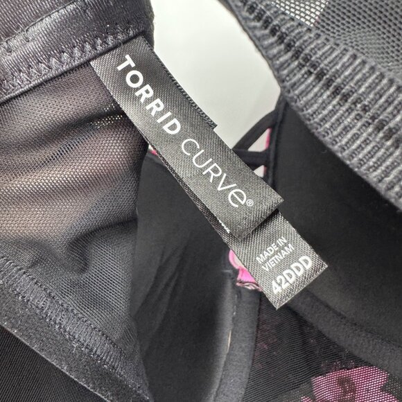 Torrid sexy curves XO Plunge Push-Up Bra corset like style size 42 DDD new witho - Picture 10 of 12